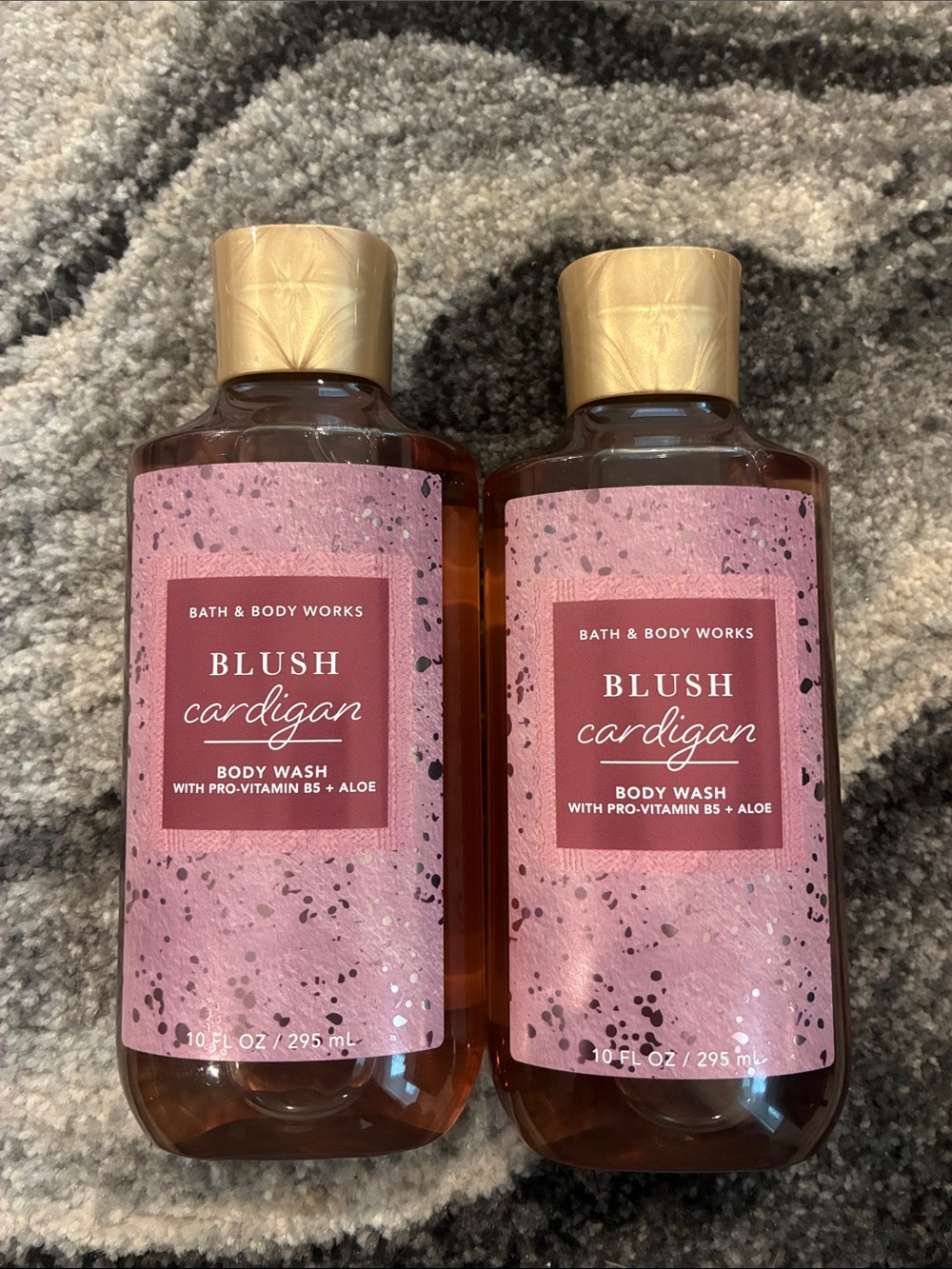 New Bath & Body Works Blush Cardigan Body Wash Raspberry Violet Amber